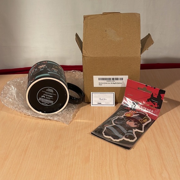 Fire Force Ceramic Coffee Mug/Vanilla Air Fresher. - Picture 4 of 7